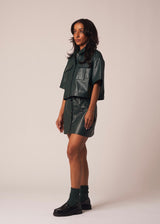 Petite womens dresses and sets- leather